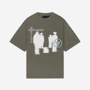 Quelor Olive Green Street Tee – Unisex Casual Graphic T-Shirt