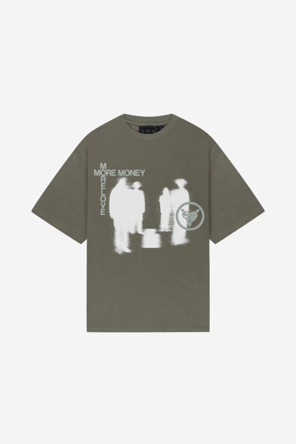Quelor Olive Green Street Tee – Unisex Casual Graphic T-Shirt