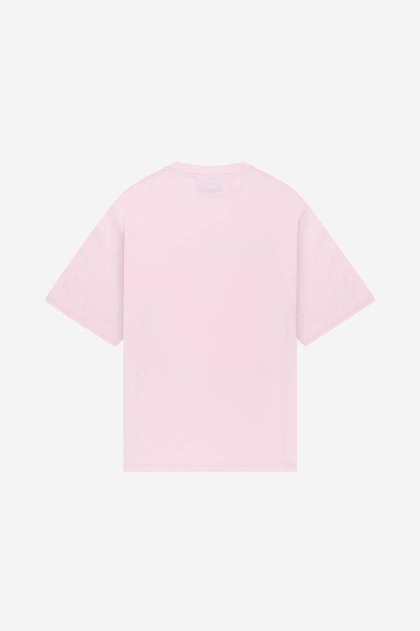 Quelor Soft Pink Graphic Tee – Relaxed Fit Casual T-Shirt - Image 2