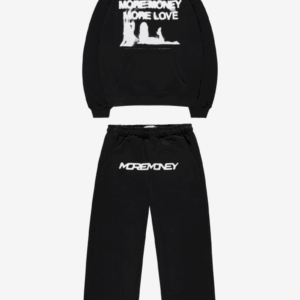 Quelor Wet Dream Black Hoodie & Logo Jogger Set – Streetwear Essentials