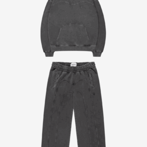 Quelor Black ‘Stacks’ Tracksuit – Hoodie & Jogger Streetwear Set