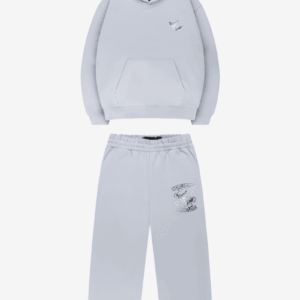 Quelor Chrome Grey Tracksuit – Hoodie & Jogger Matching Set